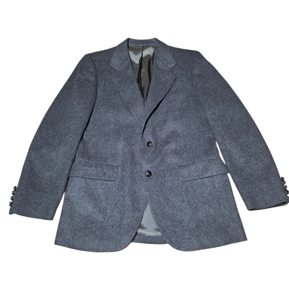 Kuppenheimer Blazer Cashmere Lambs Wool 38R Gray Mens B30 - Picture 10 of 16